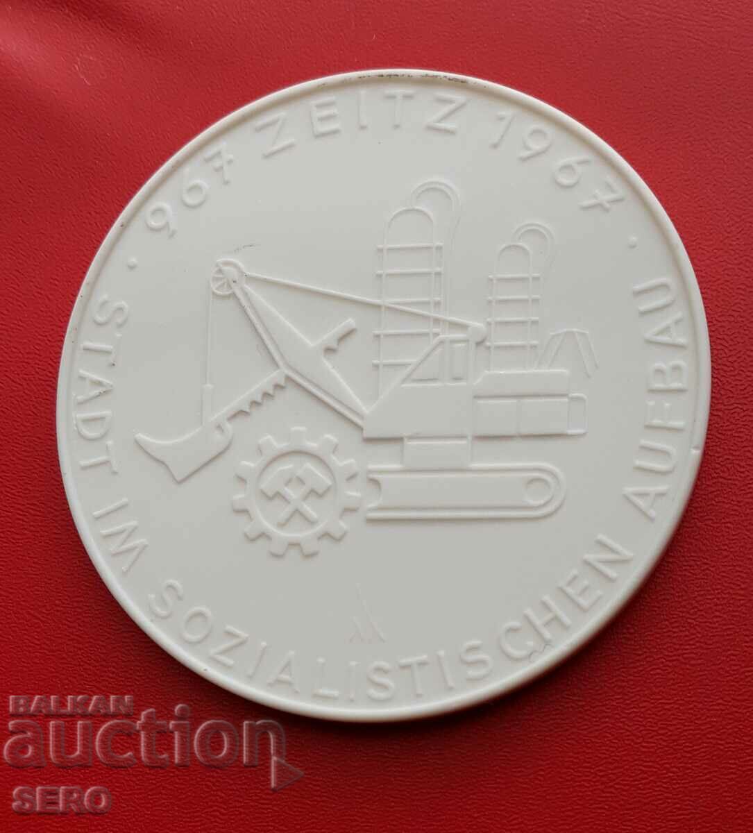 Germany-GDR-large porcelain medal