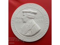 Germania-GDR-Medalia mare de porțelan 1983-Martin Luther