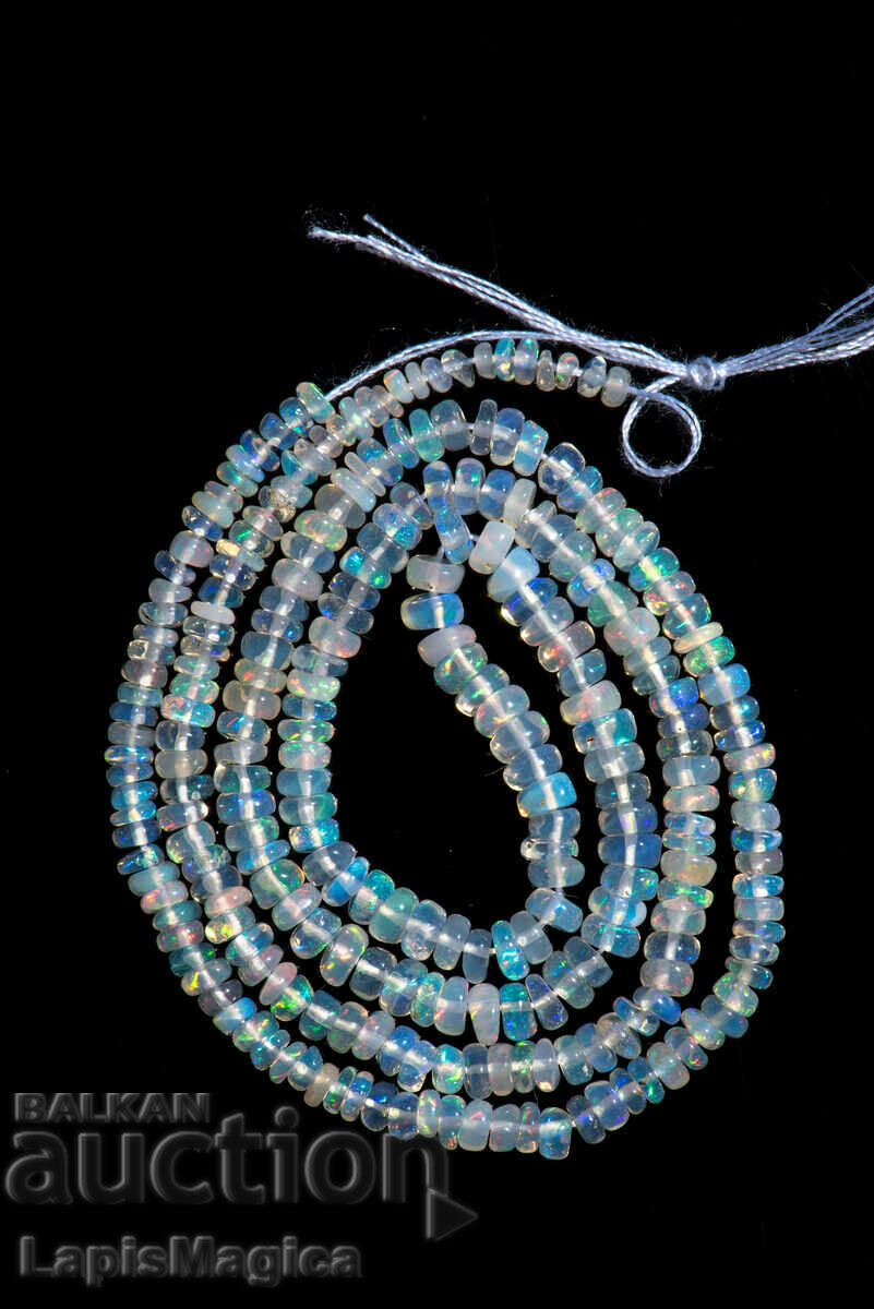 Ethiopian Opal String 27.9ct 40cm Drilled Beads #14