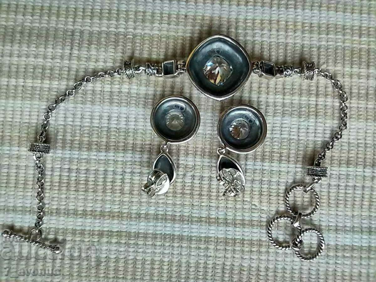 Silver bracelet, ornaments, zircon 30.03.2024 - 6 Silver bracelet, ornaments, zircon 30.03.2024 - 6