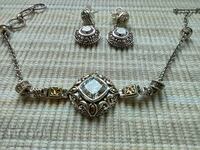 Brățară argint, ornamente, zircon 30.03.2024