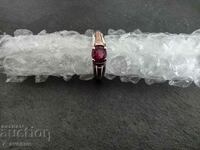 Inel elegant din argint cu Turmalină, ștampilat 20.05.2024