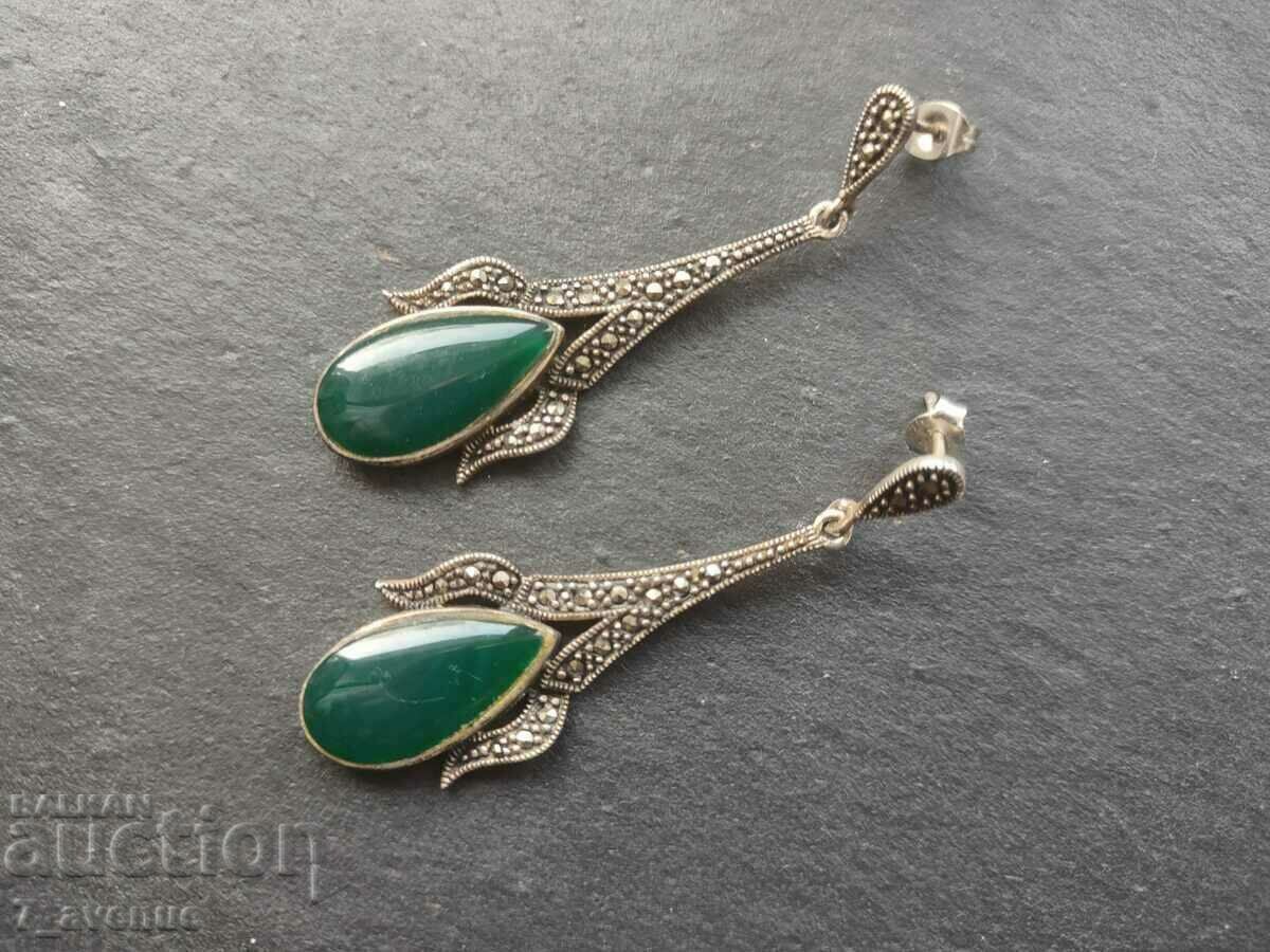 Silver earrings, gorgeous, long, for prom, 03/30/24 - 5 Silver earrings, gorgeous, long, for prom, 03/30/24 - 5