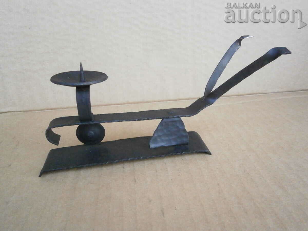 Auction retro vintage candlestick plow Auction retro vintage candlestick plow