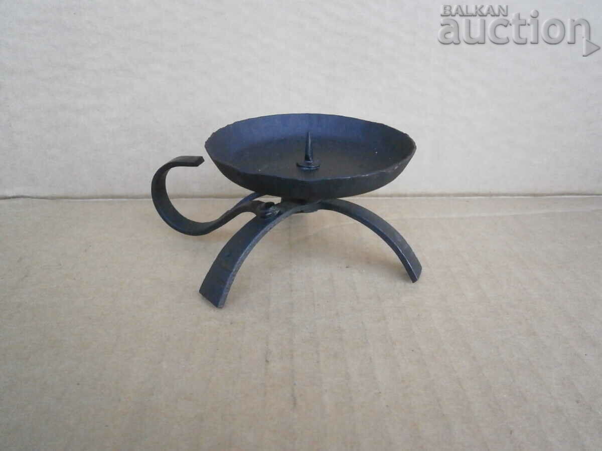 Old forged candlestick lamp candelabra type Old Bulgaria with price 21.00 BGN | € 10.74 Old forged candlestick lamp candelabra type Old Bulgaria with price 21.00 BGN | € 10.74