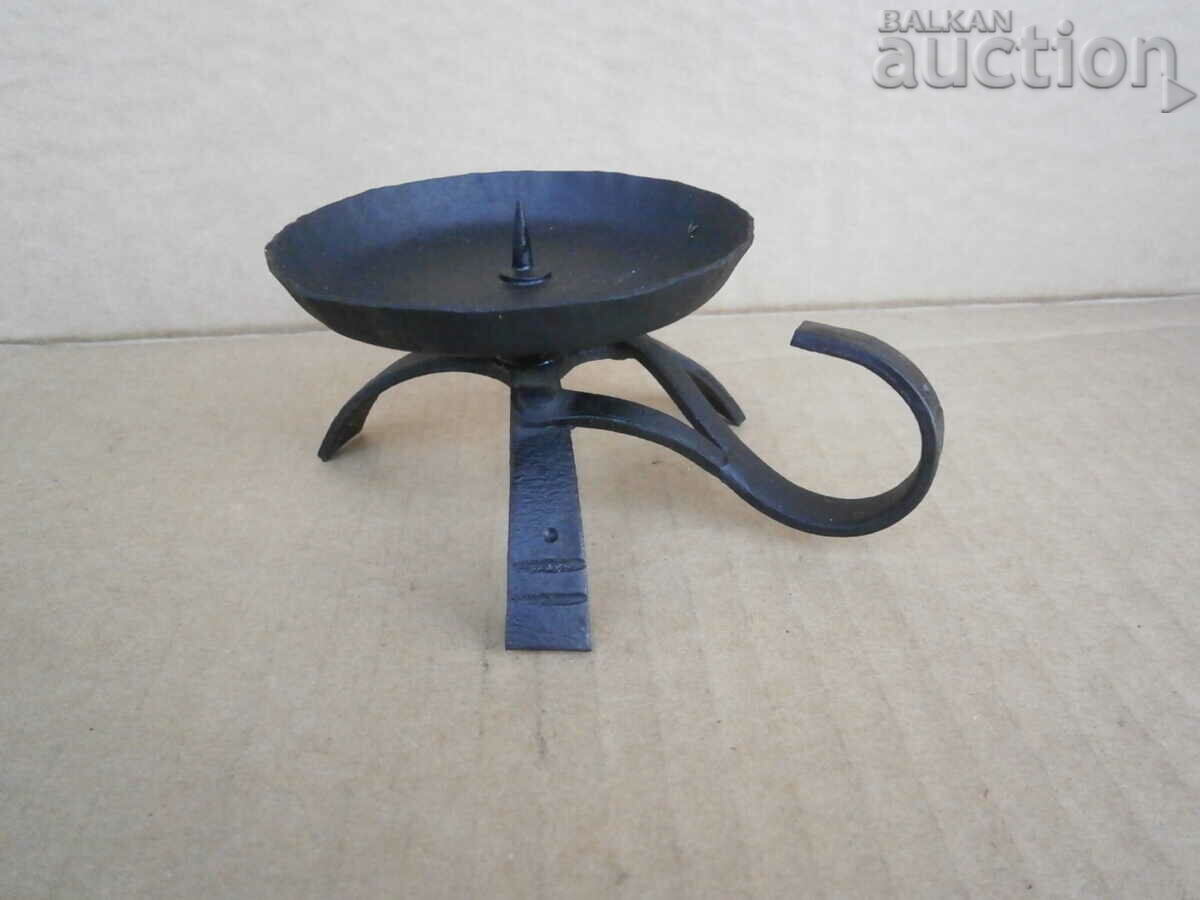 Delivery of Old forged candlestick lamp candelabra type Old Bulgaria Delivery of Old forged candlestick lamp candelabra type Old Bulgaria