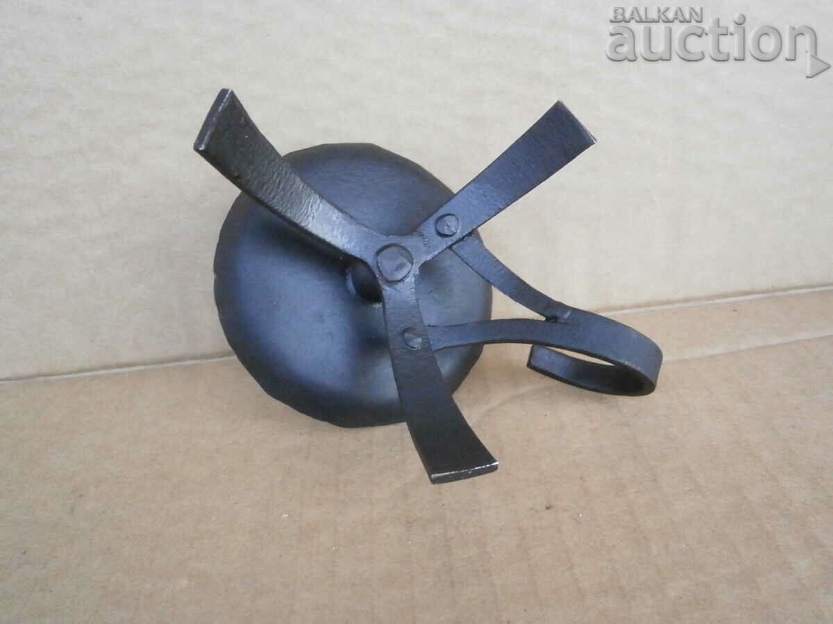 Old forged candlestick lamp candelabra type Old Bulgaria - 6 Old forged candlestick lamp candelabra type Old Bulgaria - 6