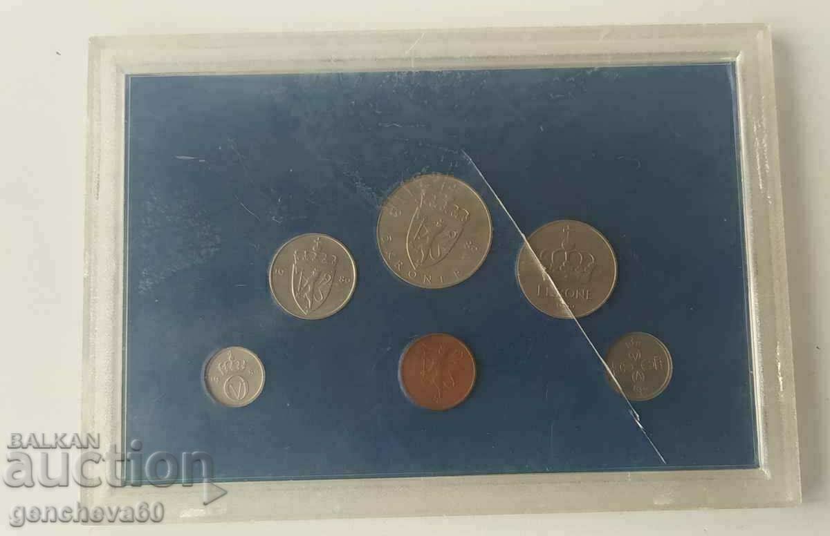 Norway coin set from 1980 - 5 Norway coin set from 1980 - 5