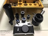 Camera zorki-4k for microscopic photos