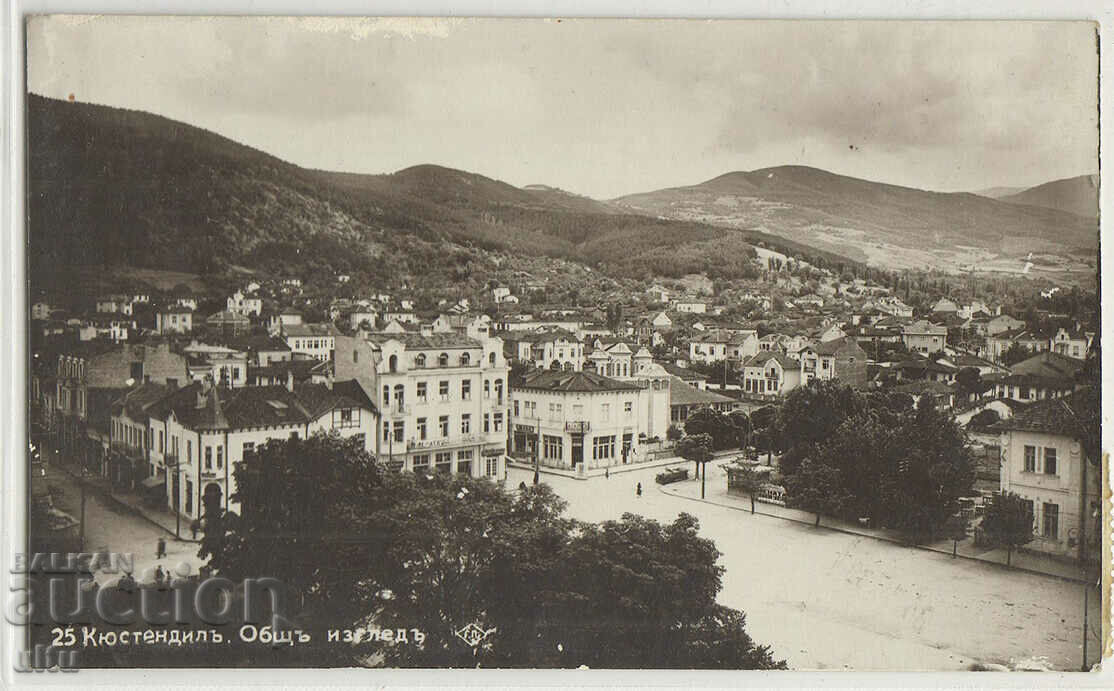България, Кюстендил, общ изглед, 1934 г.