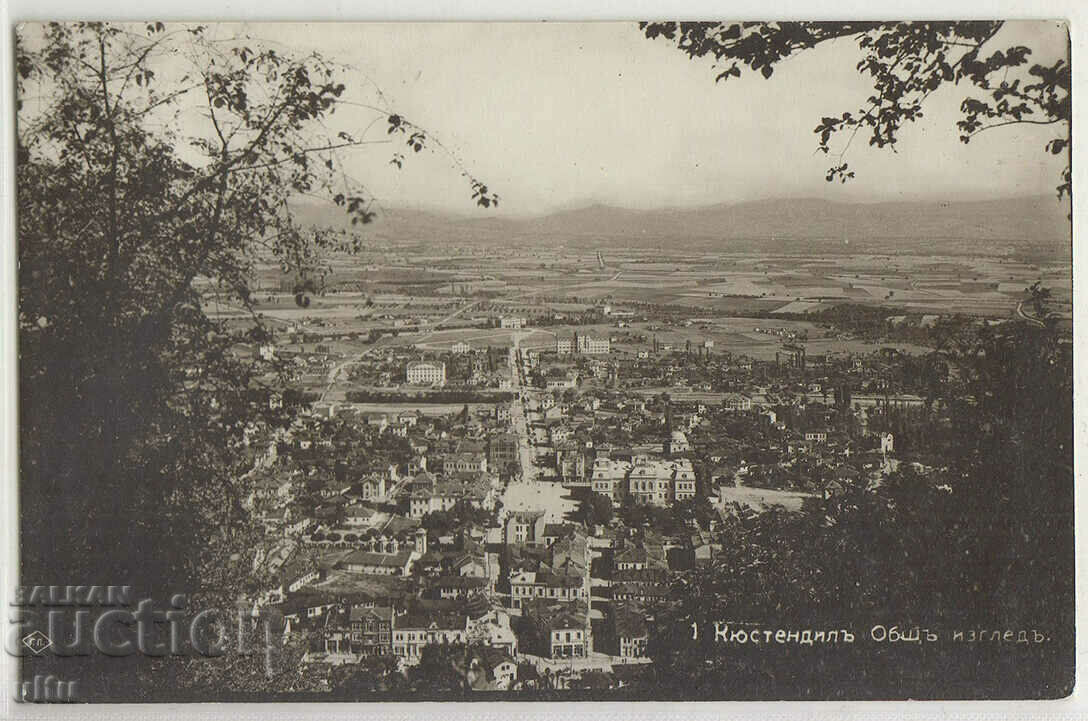 Bulgaria, Kyustendil, vedere generală, 1934