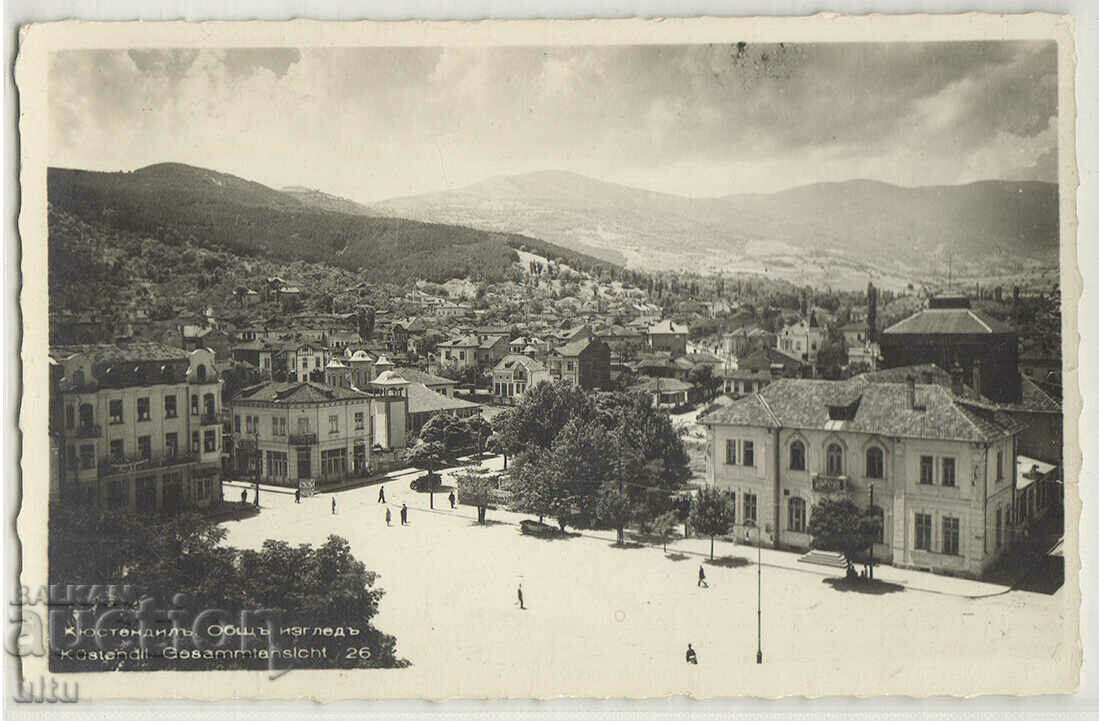България, Кюстендил, общ изглед, 1938 г.