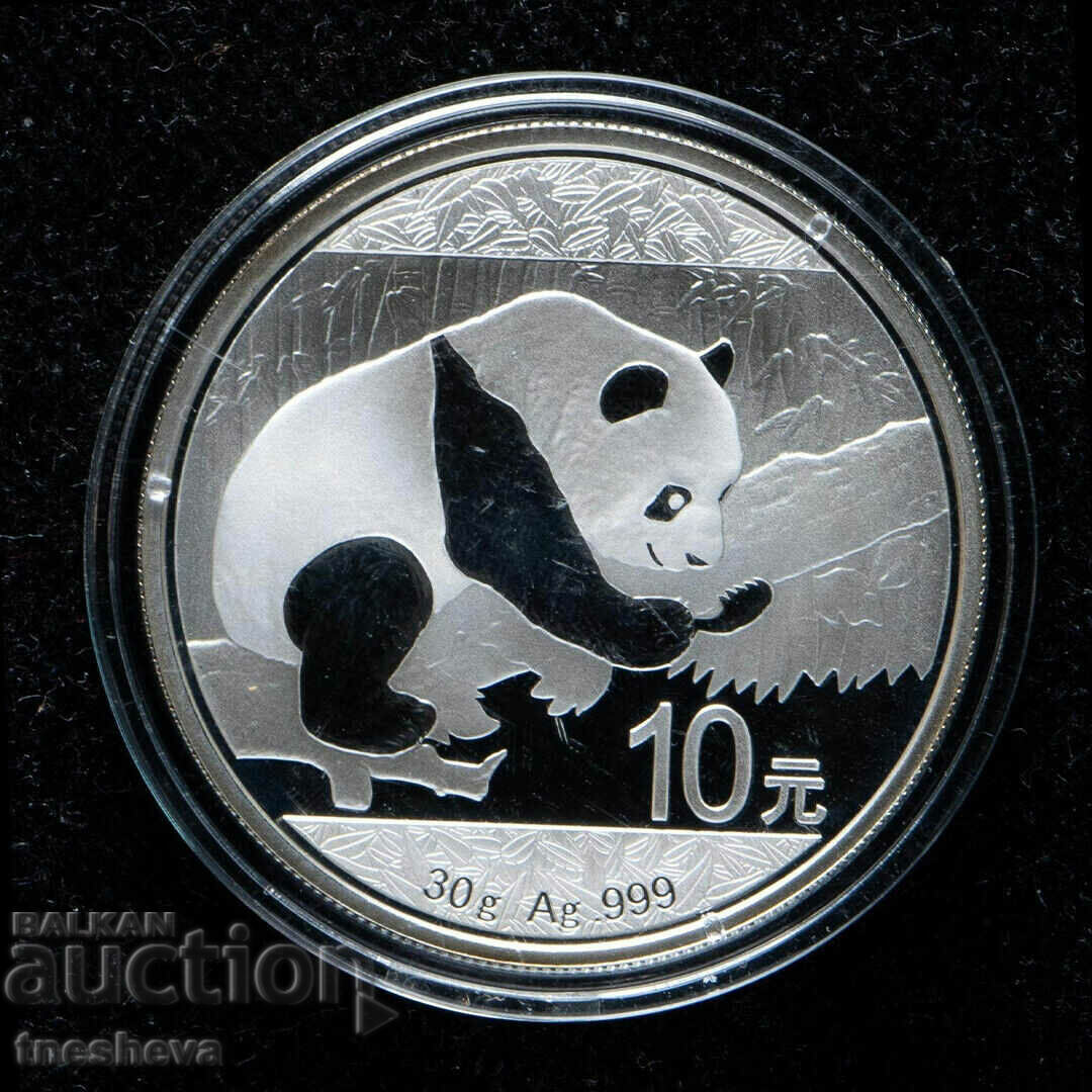 1 oz Panda chinezesc de argint 2016