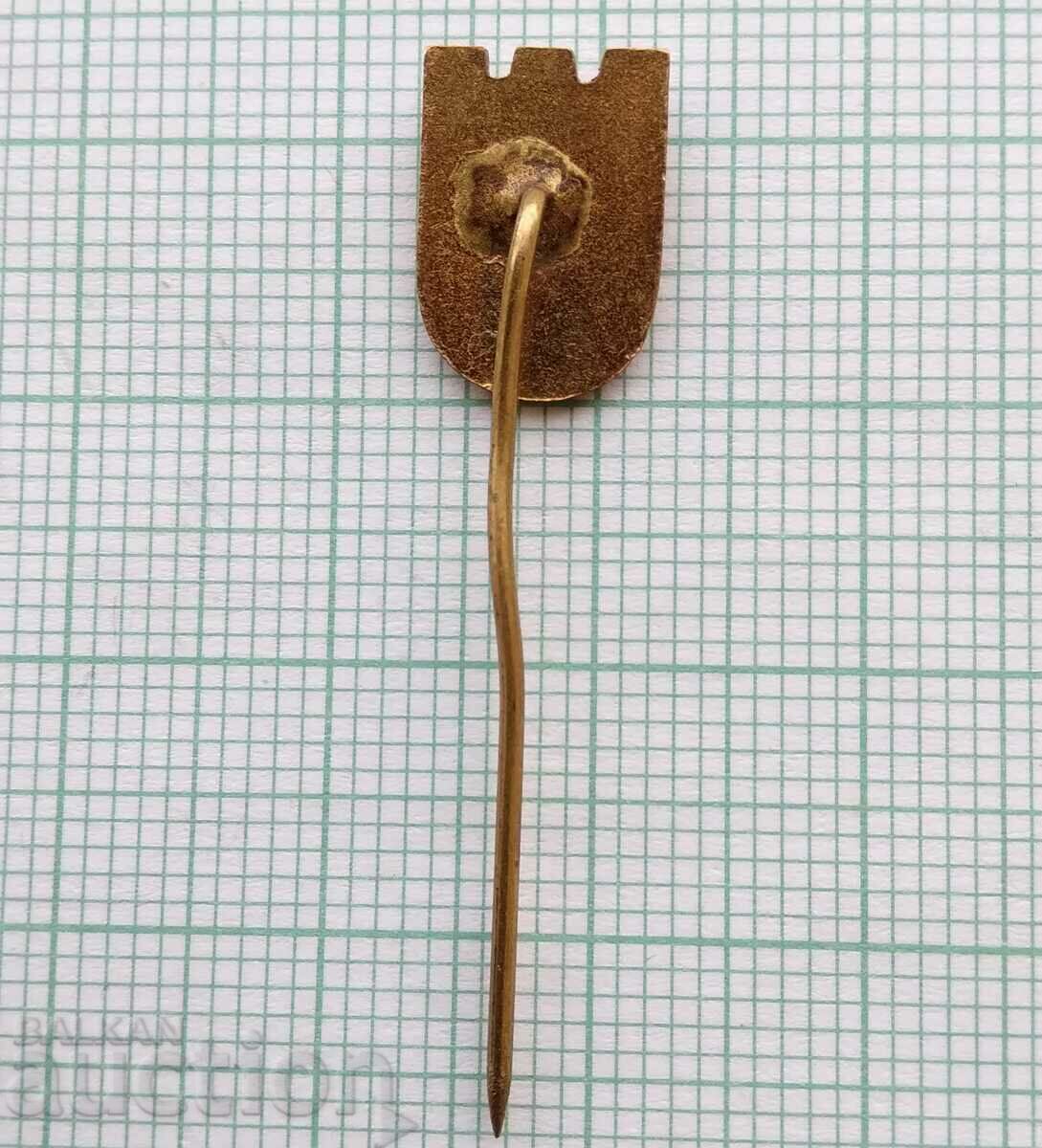 Auction 15390 Badge - Veliko Tarnovo - bronze enamel Auction 15390 Badge - Veliko Tarnovo - bronze enamel