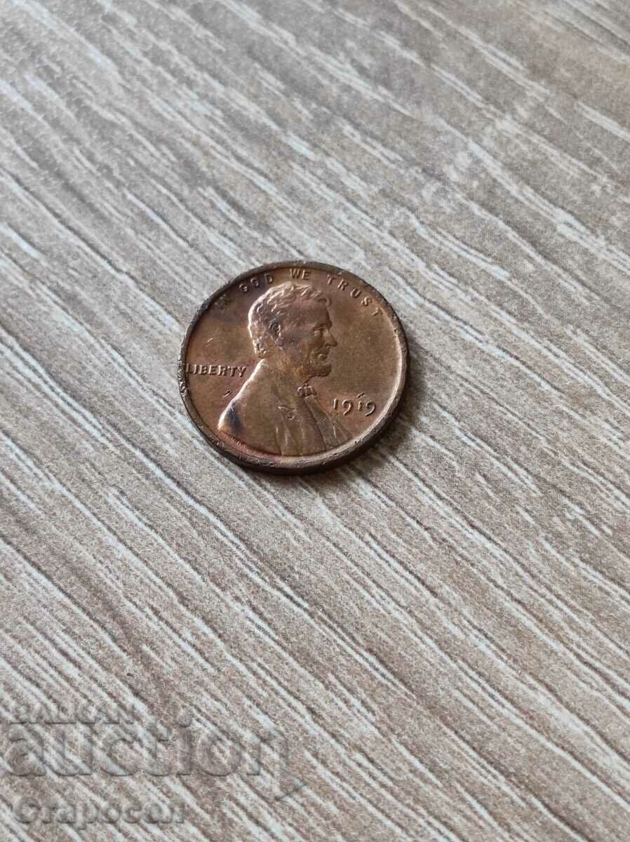 1 cent 1919 SUA cu preț € 10.00 | 19.56 BGN 1 cent 1919 SUA cu preț € 10.00 | 19.56 BGN