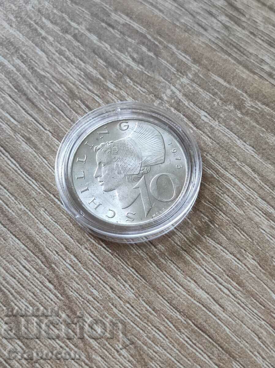 10 шилинга 1973 година Австрия