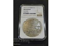 2 ZOLOTA Οθωμανικό τουρκικό ασημένιο νόμισμα