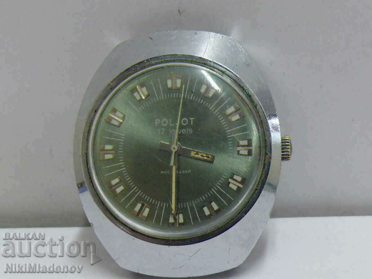 Soviet POLET/POLJOT Men's wristwatch, working Soviet POLET/POLJOT Men's wristwatch, working