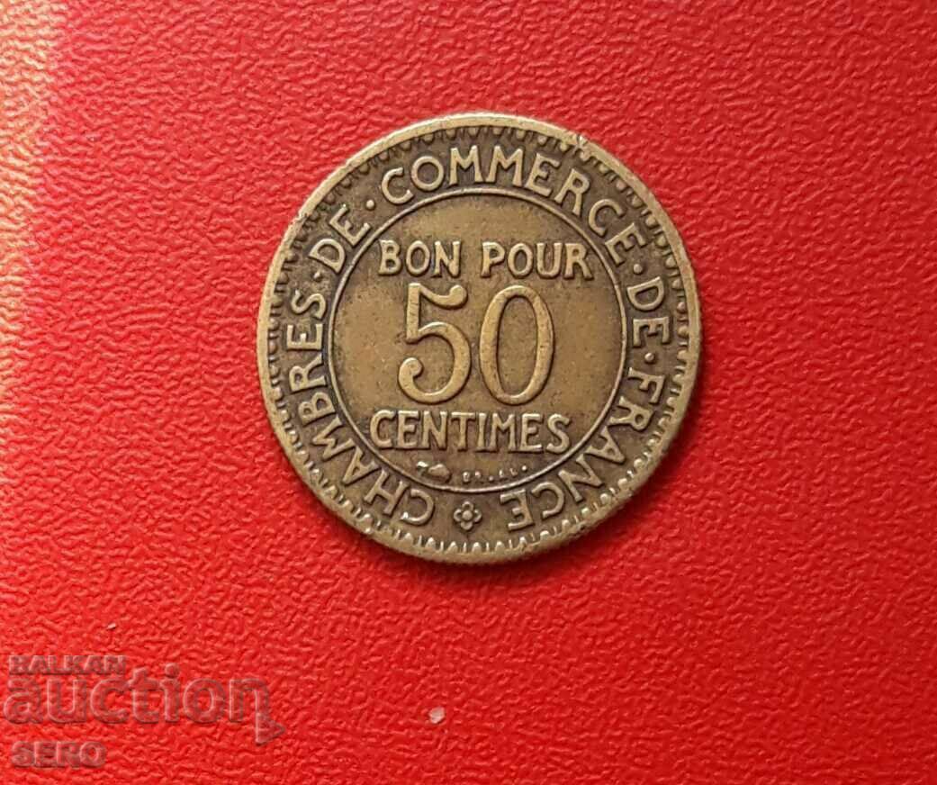 France-50 cents 1922