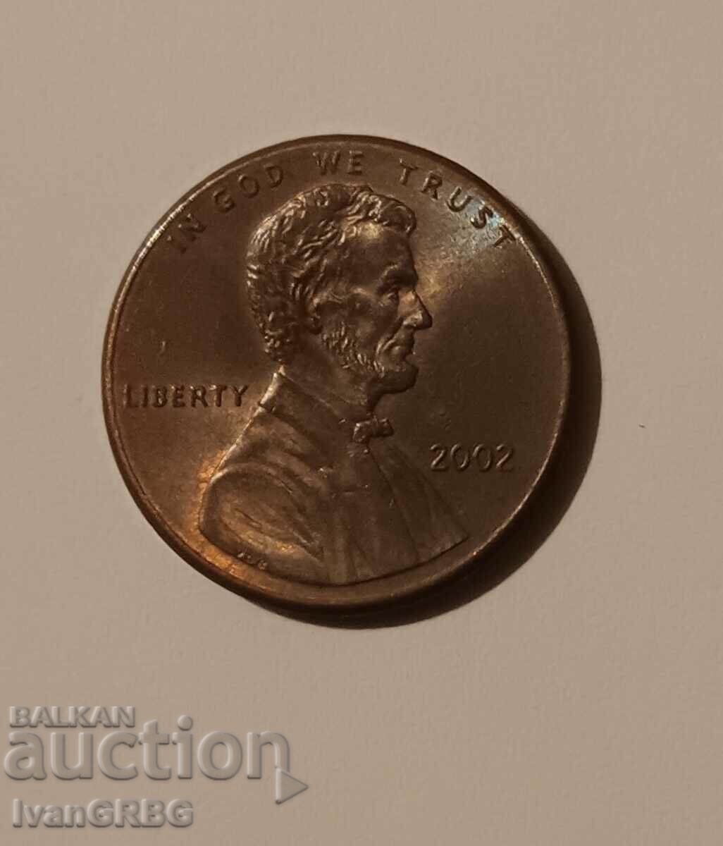 1 Cent USA 2002 1 Cent 2002 US Lincoln Coin