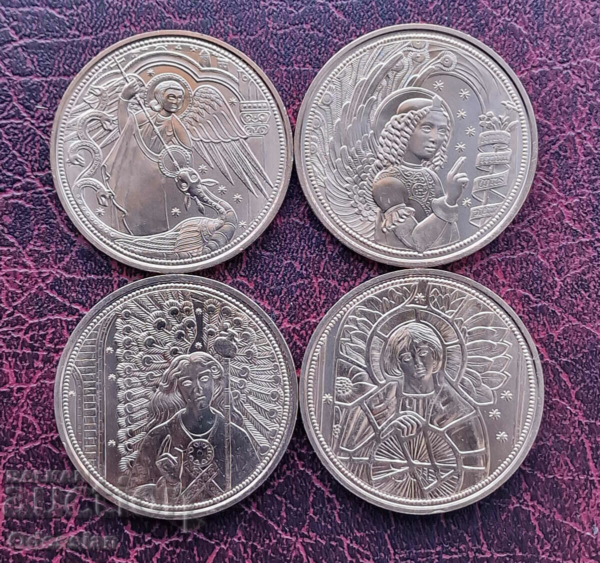 Austria • Set of 4 euro coins "GUARDIAN ANGELS"