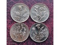 Austria • Set of 4 euro coins "Say it with flowers"