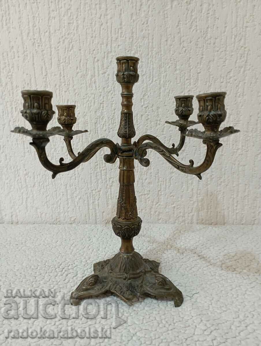 Antique baroque candlestick