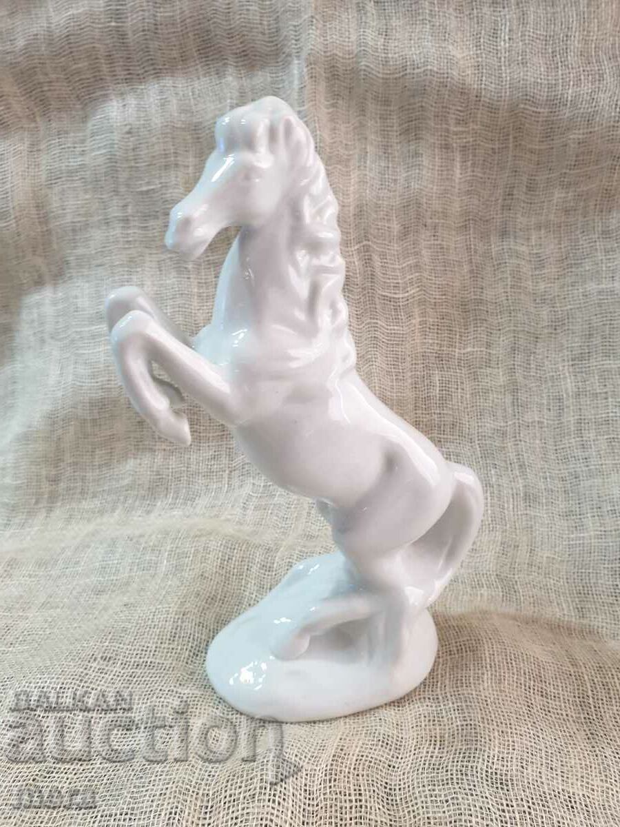 A beautiful porcelain horse figure
