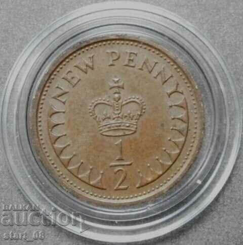 1/2 New Penny 1973