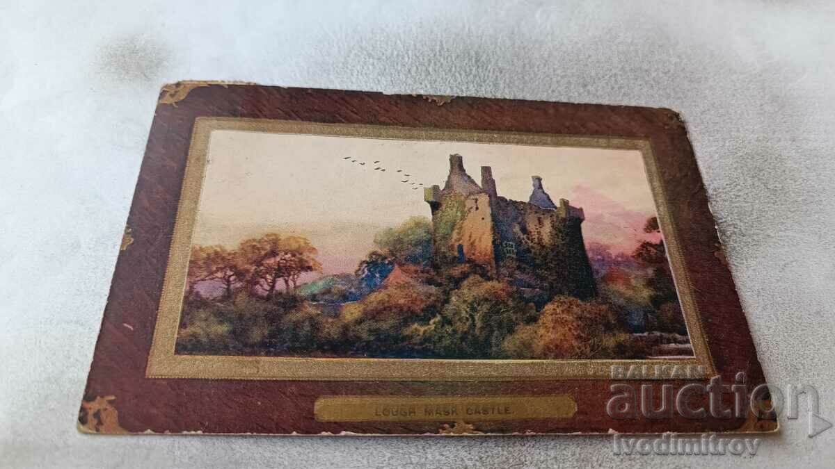 Carte poștală Lough Mask Castle 1917