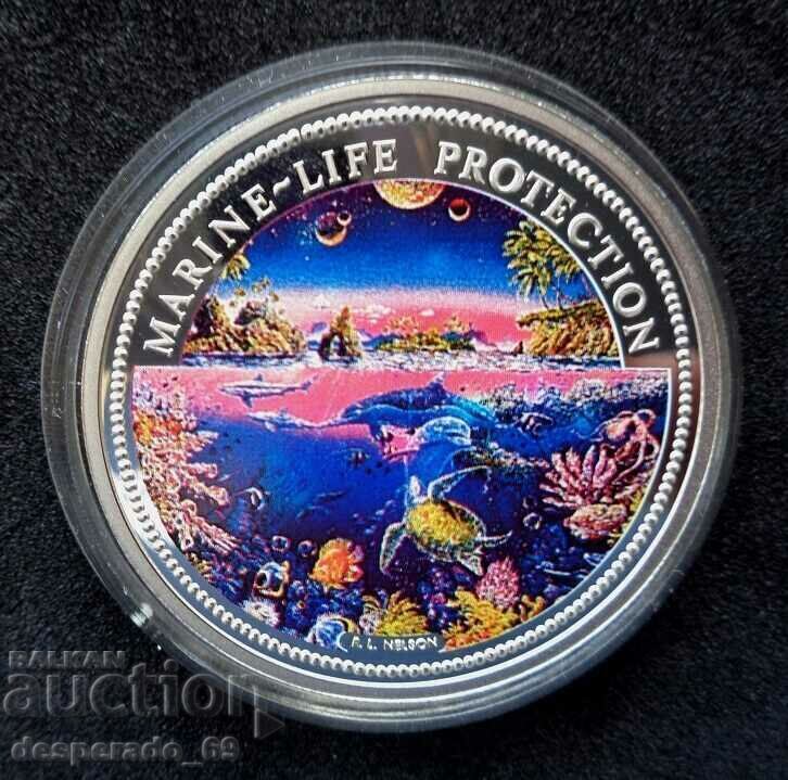 (¯`'•.¸ $5 1993 PALAU UNC ¸.•'´¯)