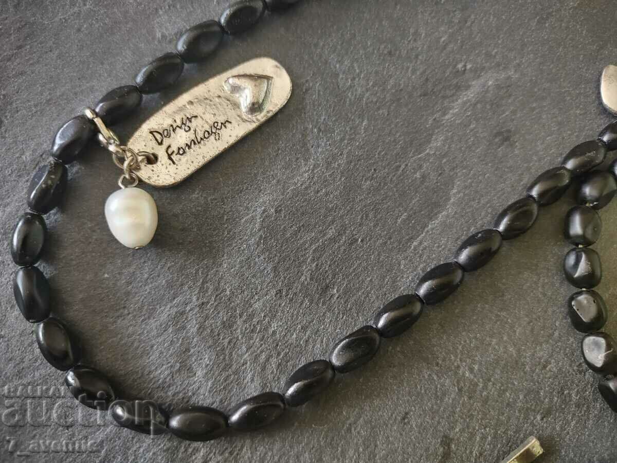 Auction Necklace, 70 cm long necklace, jewelry with bracelet, branded, 31.03.24 Auction Necklace, 70 cm long necklace, jewelry with bracelet, branded, 31.03.24