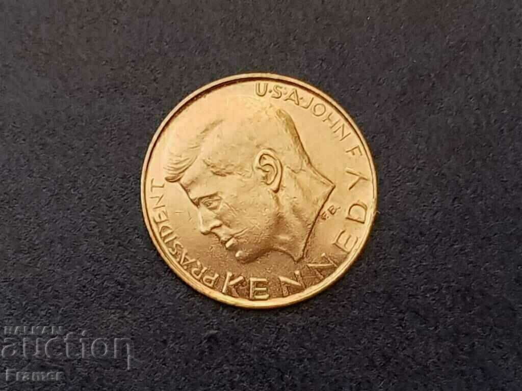 1963 Medal GOLD 21.6K Kennedy Dallas RRR Gold Coin with price 900.00 BGN | € 460.16 1963 Medal GOLD 21.6K Kennedy Dallas RRR Gold Coin with price 900.00 BGN | € 460.16