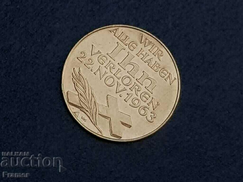 1963 Medal GOLD 21.6K Kennedy Dallas RRR Gold Coin - 5 1963 Medal GOLD 21.6K Kennedy Dallas RRR Gold Coin - 5