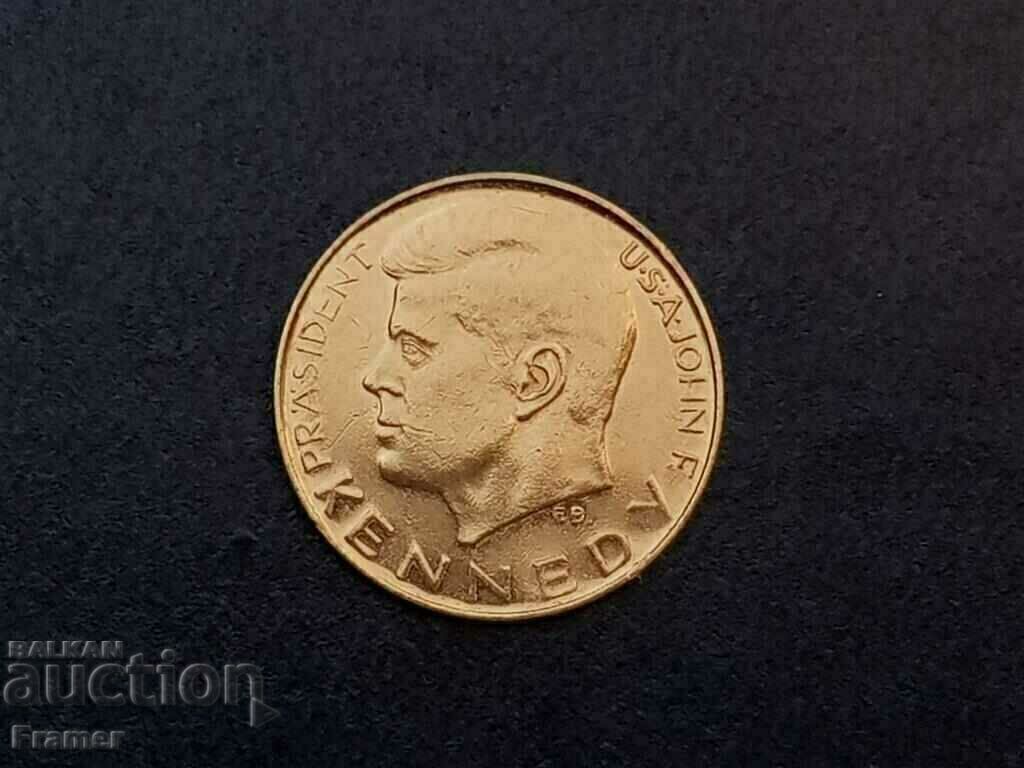 1963 Medal GOLD 21.6K Kennedy Dallas RRR Gold Coin 1963 Medal GOLD 21.6K Kennedy Dallas RRR Gold Coin