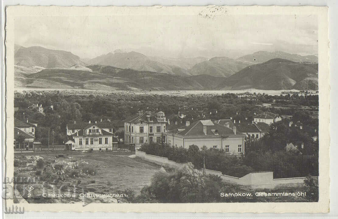 Bulgaria, Samokov, general view, 1939