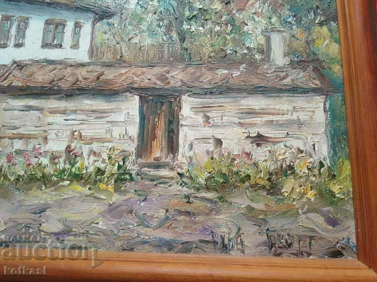 Bulgarian author Vyara Georg Spring in Bozhentsi oil on canvas - 5 Bulgarian author Vyara Georg Spring in Bozhentsi oil on canvas - 5