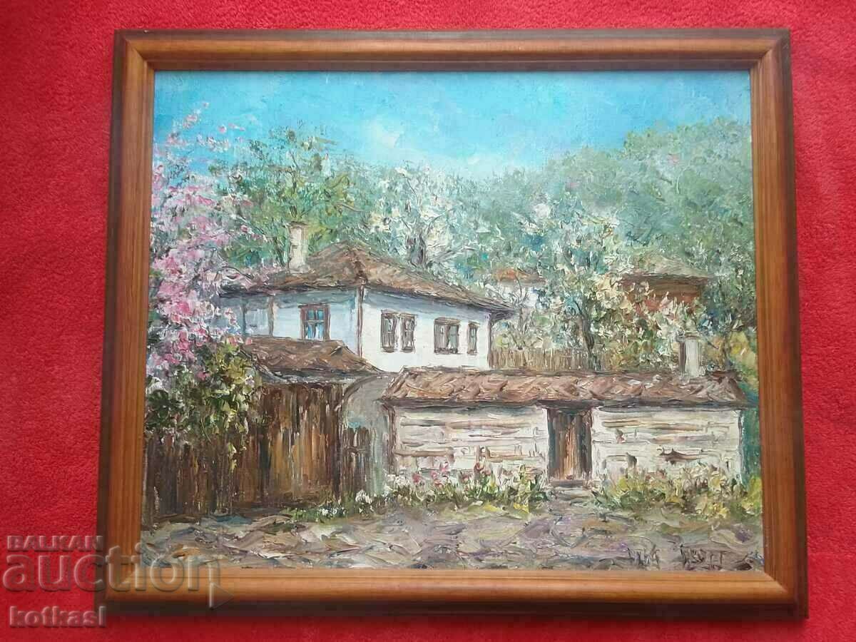 Bulgarian author Vyara Georg Spring in Bozhentsi oil on canvas Bulgarian author Vyara Georg Spring in Bozhentsi oil on canvas