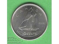 (¯`'•.¸ 10 σεντς 2006 CANADA UNC ¸.•'´¯)