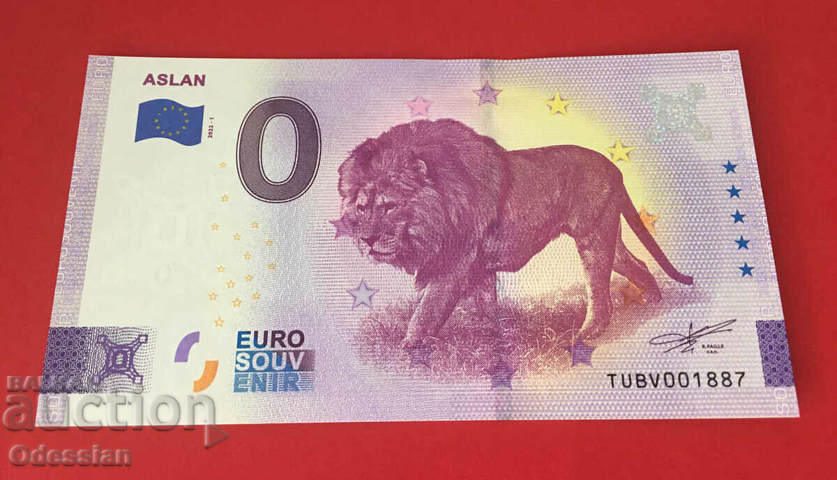 ASLAN - 0 euro banknote / 0 euro