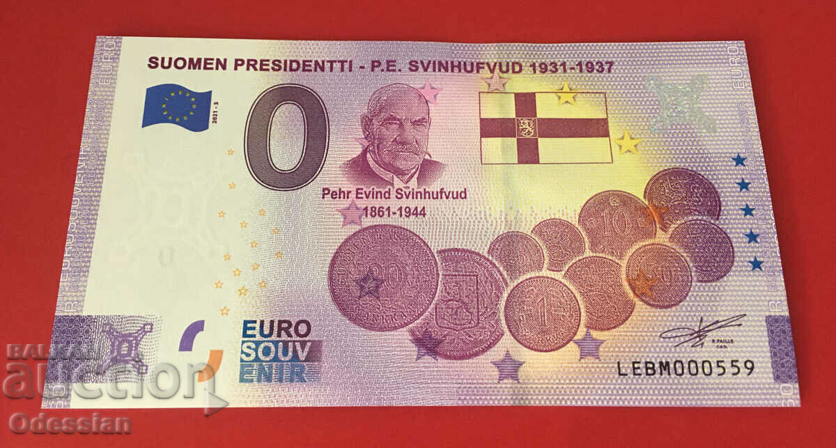 SUOMEN PRESIDENTI - P.E. SVINHUFVUD - 0 евро / 0 euro