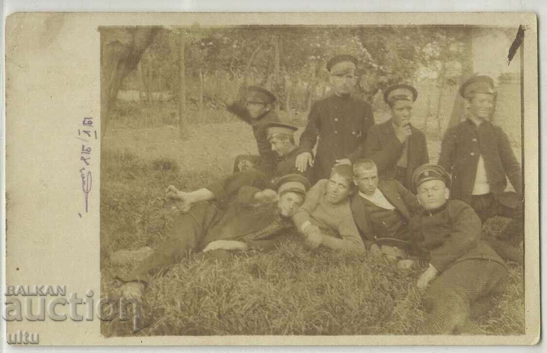Оригинална снимка, група деца, 19/V/1918