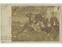 Original photograph, group of children, 19/V/1918