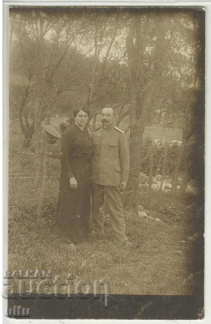 Fotografie originală, fotografie de familie, militară, 1916.