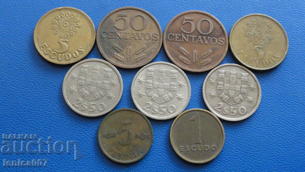 Portugal - Coins (9 pieces) - 6 Portugal - Coins (9 pieces) - 6