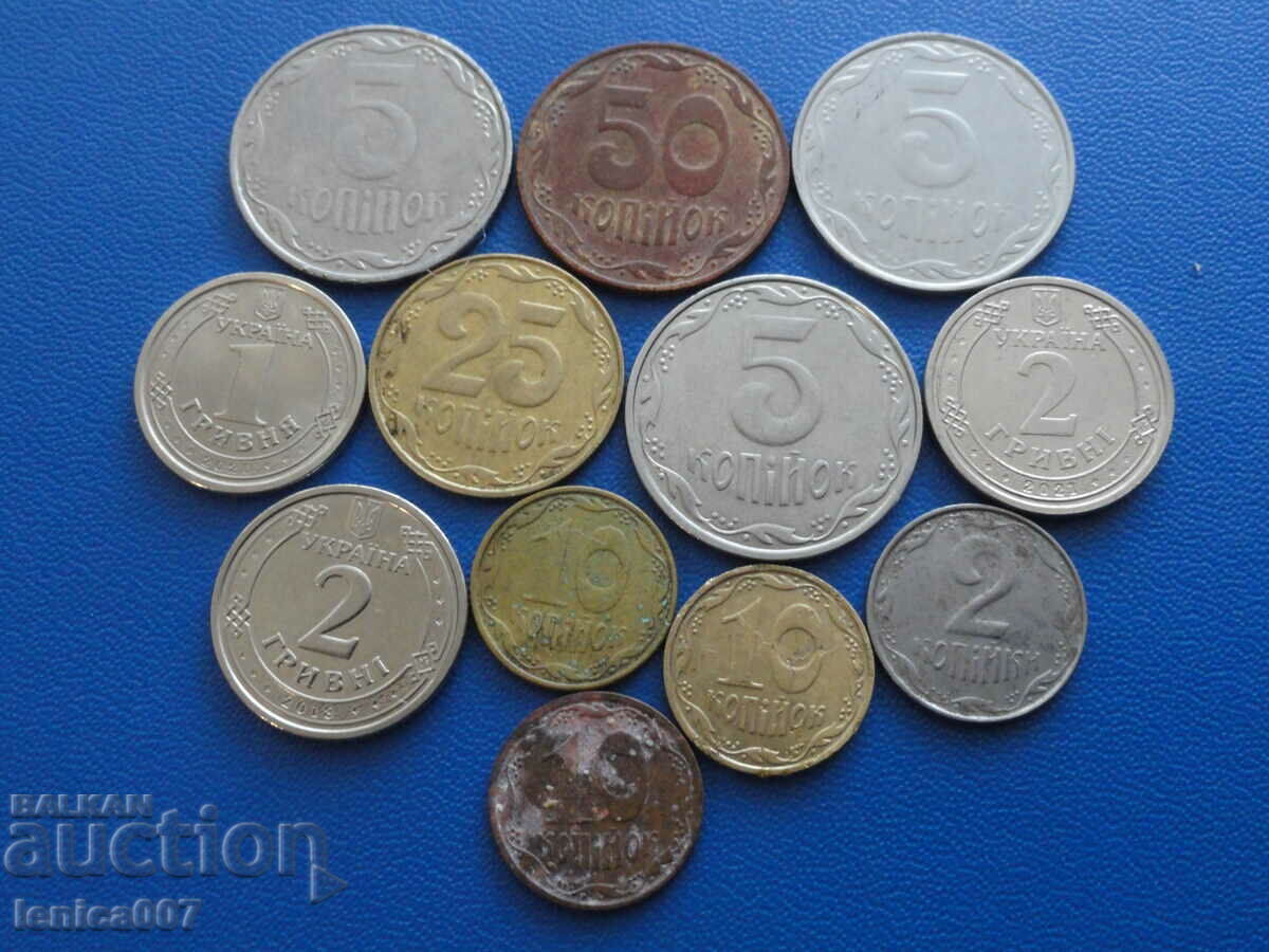 Delivery of Ukraine - Coins (12 pieces) Delivery of Ukraine - Coins (12 pieces)