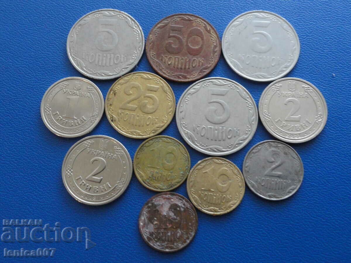 Ukraine - Coins (12 pieces) - 6 Ukraine - Coins (12 pieces) - 6