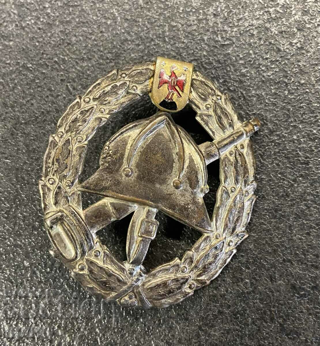 Veche Insigna Pompier Medalie Insigna Mare