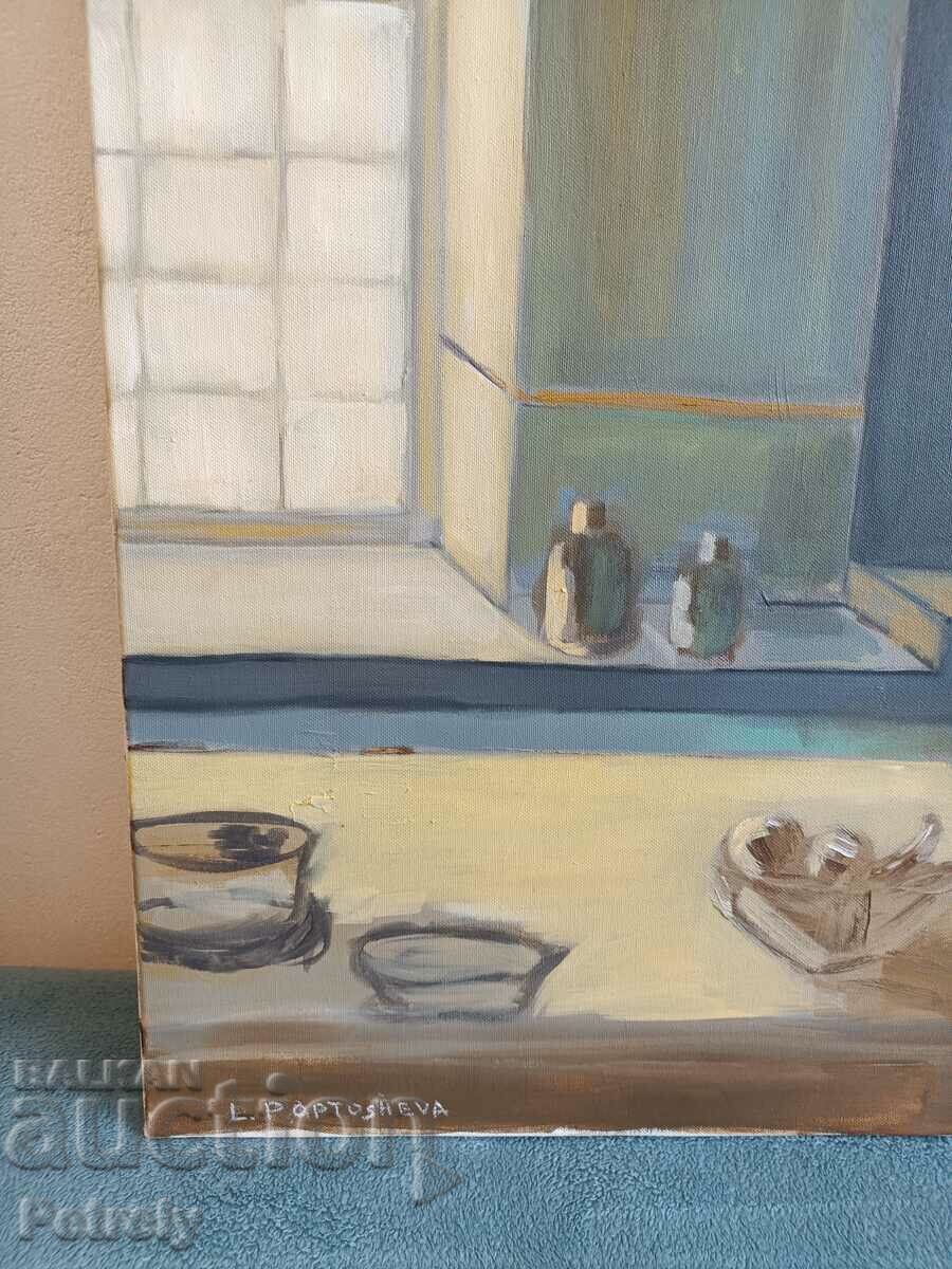Painting by L. Poptoshev with price 300.00 BGN | € 153.39 Painting by L. Poptoshev with price 300.00 BGN | € 153.39