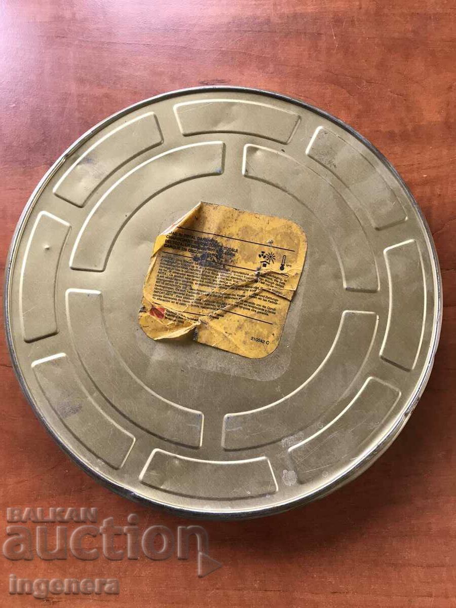 Licitație BANDĂ DE FILM DE 35 MM CUTIE METALĂ. BANDA DE CINEMA
